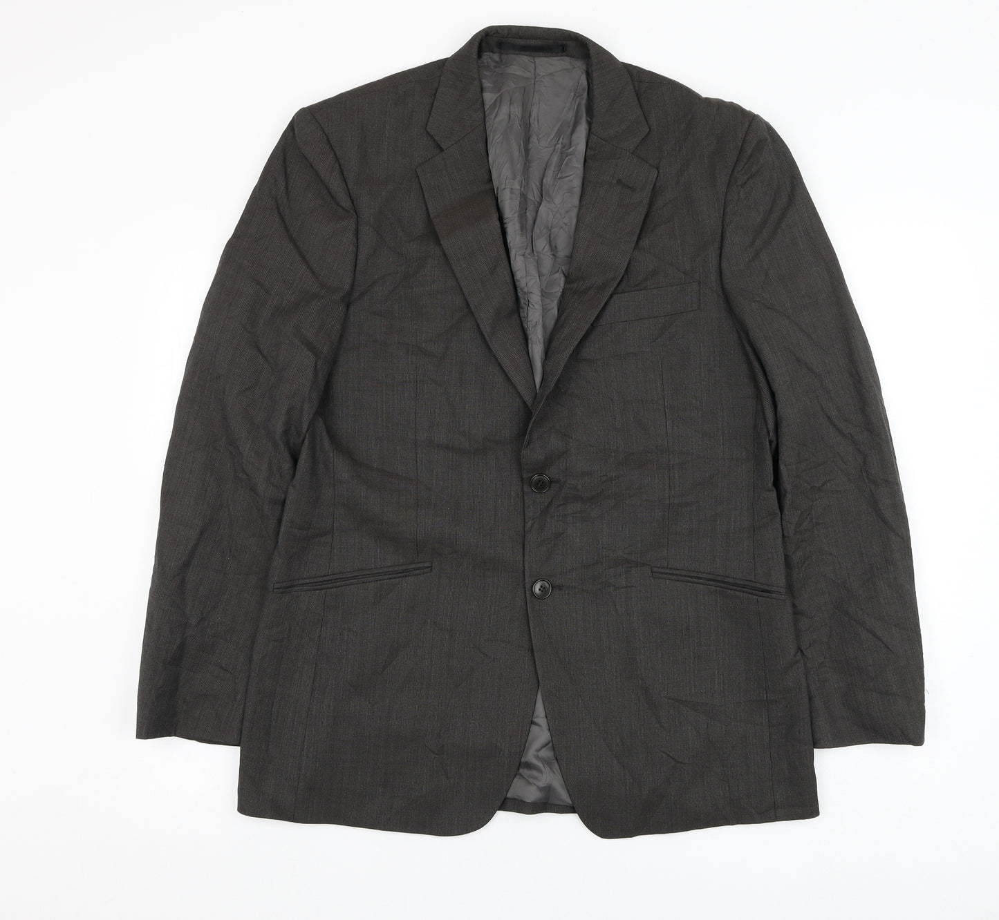 Linea Mens Brown  Wool Jacket Suit Jacket Size 40