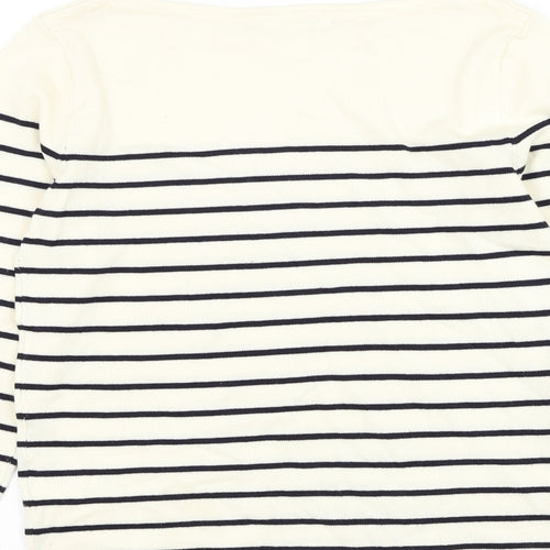 H&M Womens  Round Neck Striped Viscose Pullover Jumper Size XS