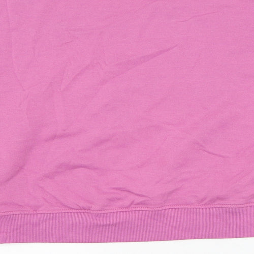 H&M Womens Purple  Cotton Cape Sweatshirt Size M  Pullover