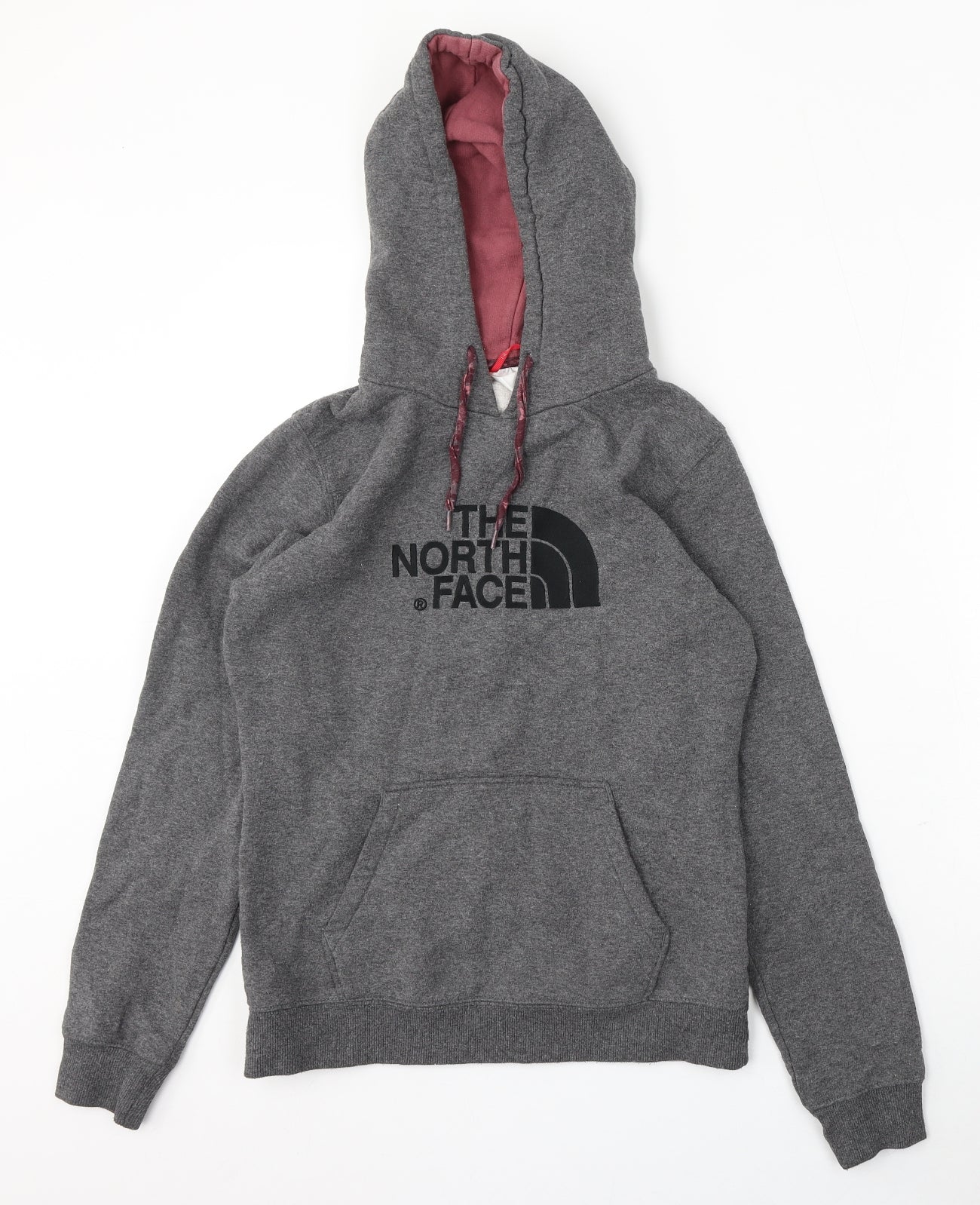 The North Face Womens Grey  Cotton Pullover Hoodie Size S