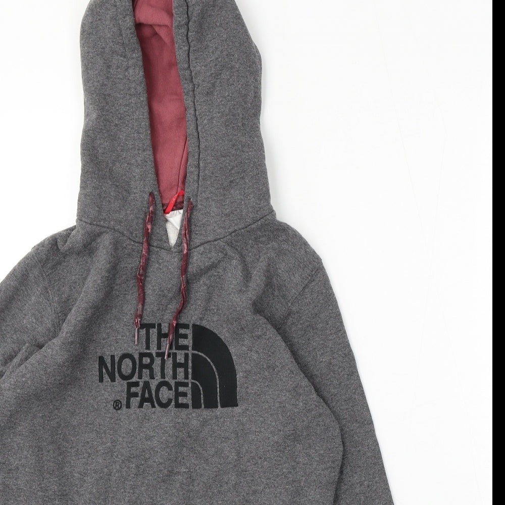 The North Face Womens Grey  Cotton Pullover Hoodie Size S