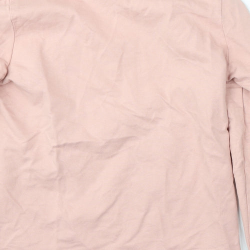 Nocozo Womens Pink Floral Cotton Pullover Sweatshirt Size M