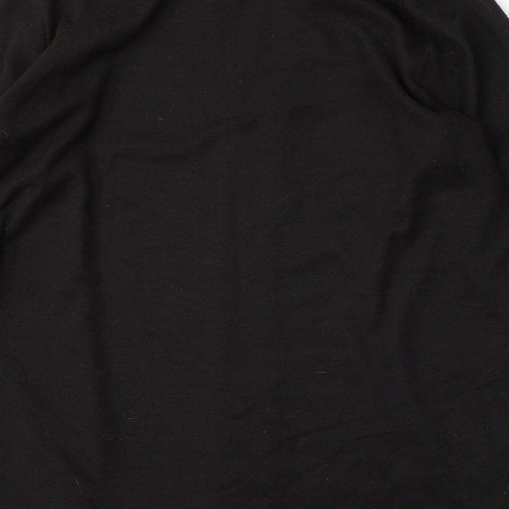 George Womens Black V-Neck  Polyester Cardigan Jumper Size 20
