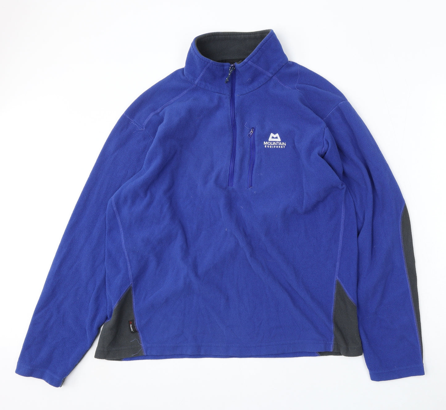 Mountain Equipment Mens Blue  Polyester Pullover Sweatshirt Size L