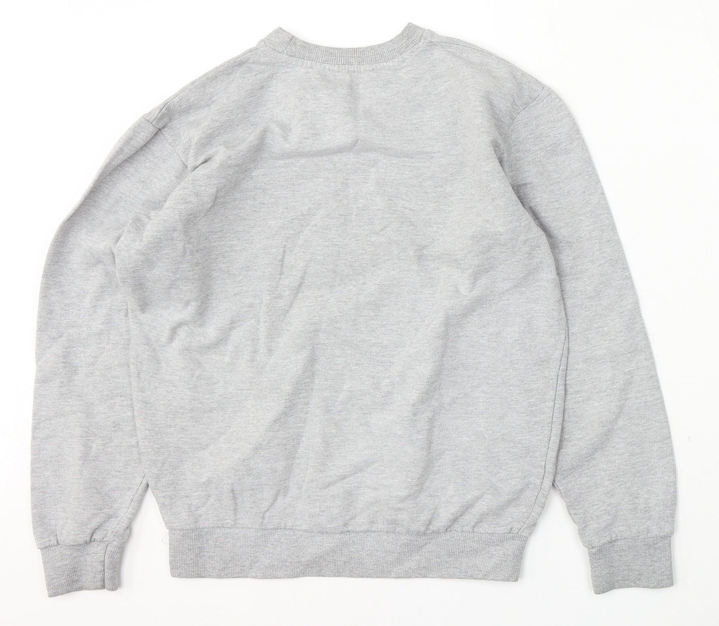 Pep&Co Womens Grey  Cotton Pullover Sweatshirt Size S