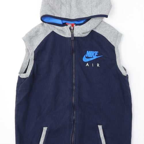 Nike Boys Blue   Gilet Coat Size 13-14 Years  Zip