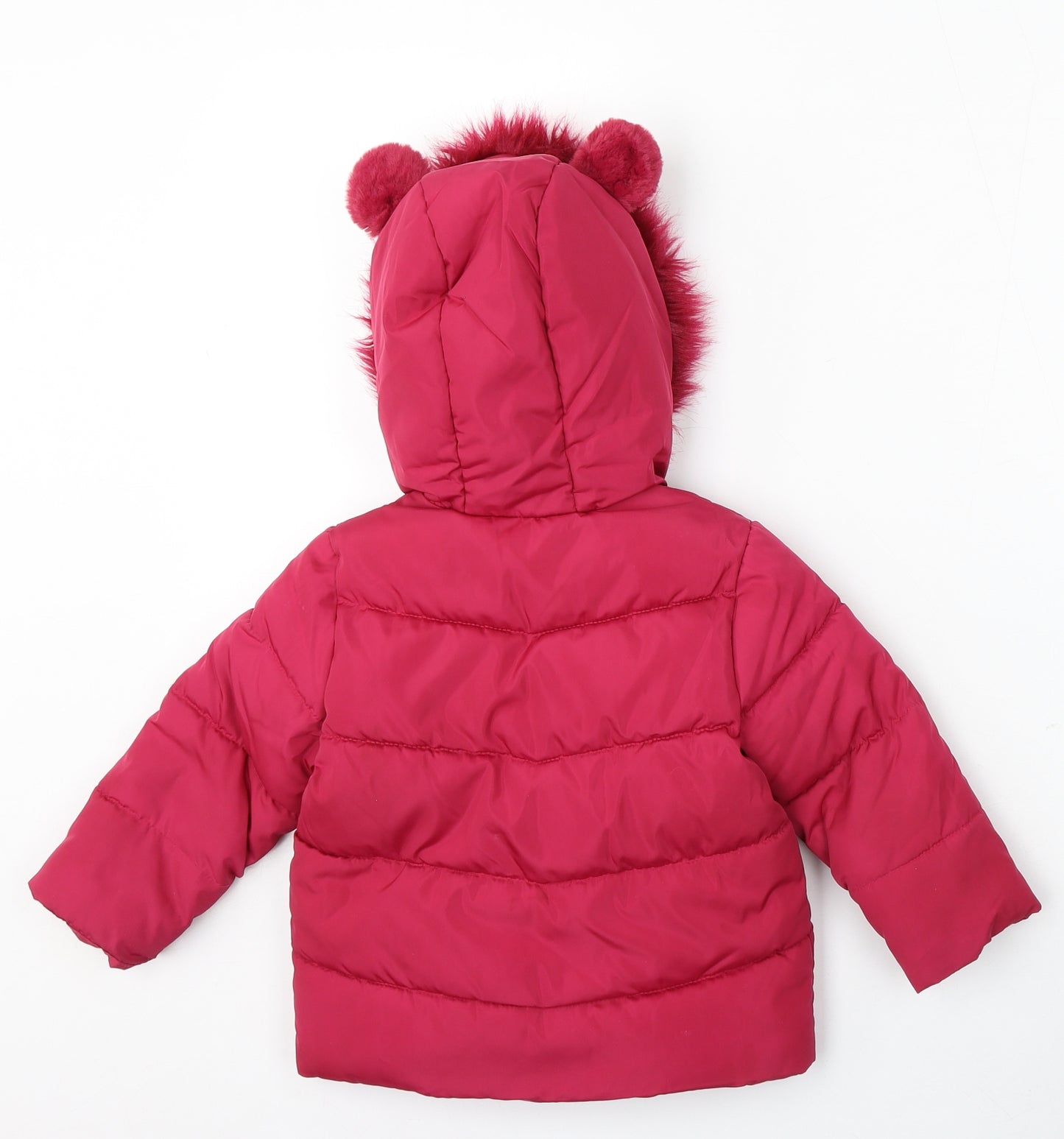 TU Girls Pink   Jacket  Size 12-18 Months   Zip