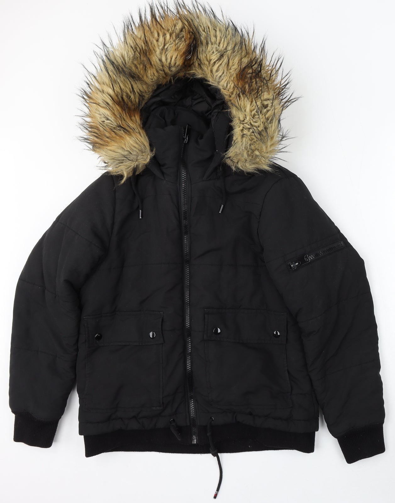 Light before Dark Womens Black   Jacket  Size M  Zip