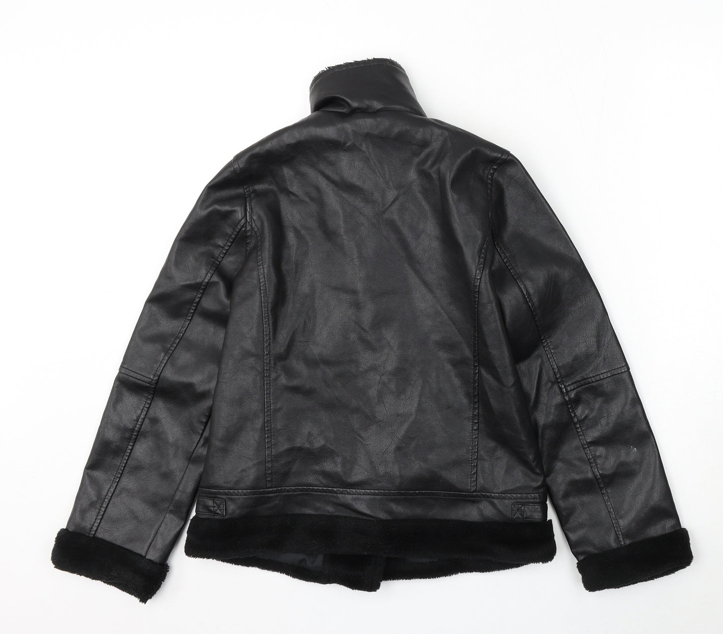 George Girls Black   Jacket  Size 11-12 Years  Zip