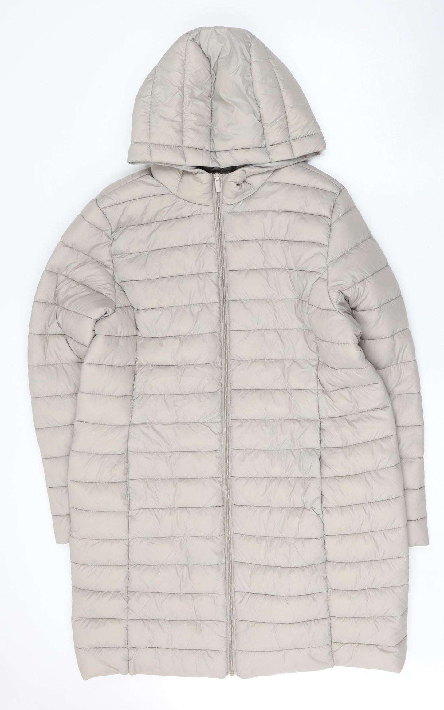 Primark Womens Grey   Jacket  Size 14  Zip