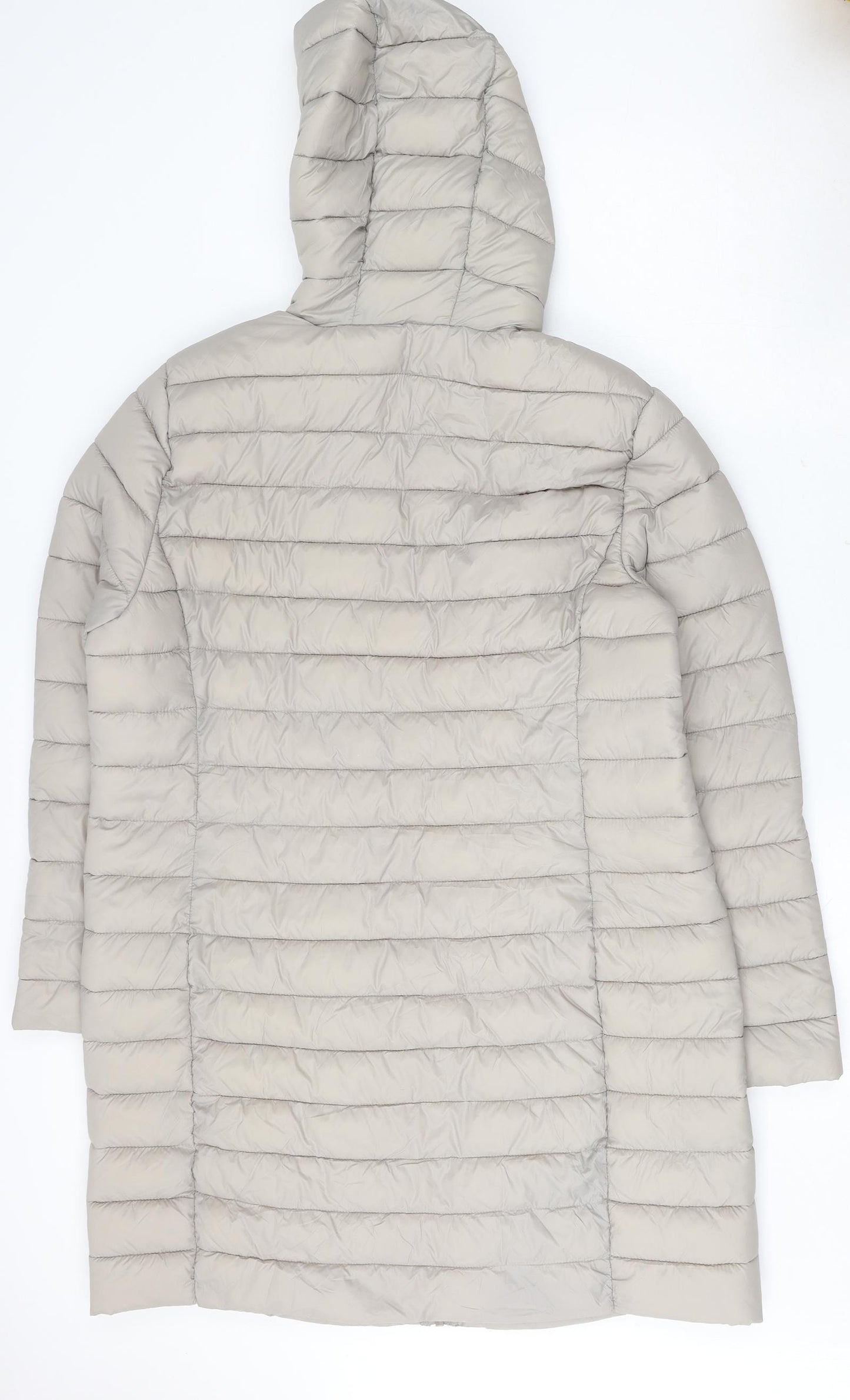 Primark Womens Grey   Jacket  Size 14  Zip