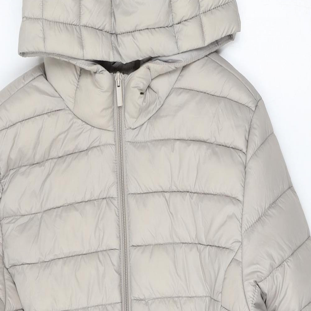 Primark Womens Grey   Jacket  Size 14  Zip