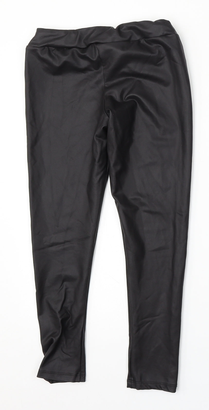 Primark Girls Black  Polyester Jogger Trousers Size 10-11 Years  Regular