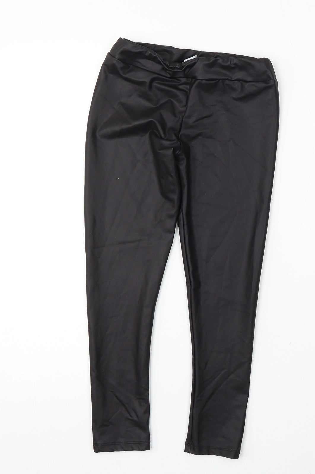 Primark Girls Black  Polyester Jogger Trousers Size 10-11 Years  Regular