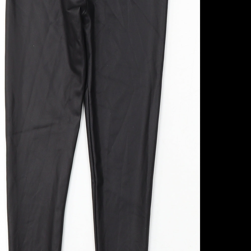 Primark Girls Black  Polyester Jogger Trousers Size 10-11 Years  Regular