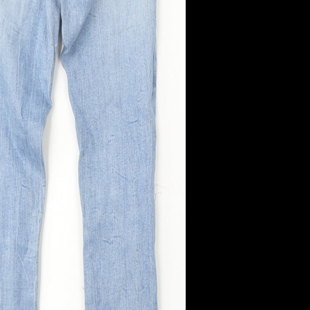 River Island Girls Blue  Cotton Straight Jeans Size 11 Years  Regular