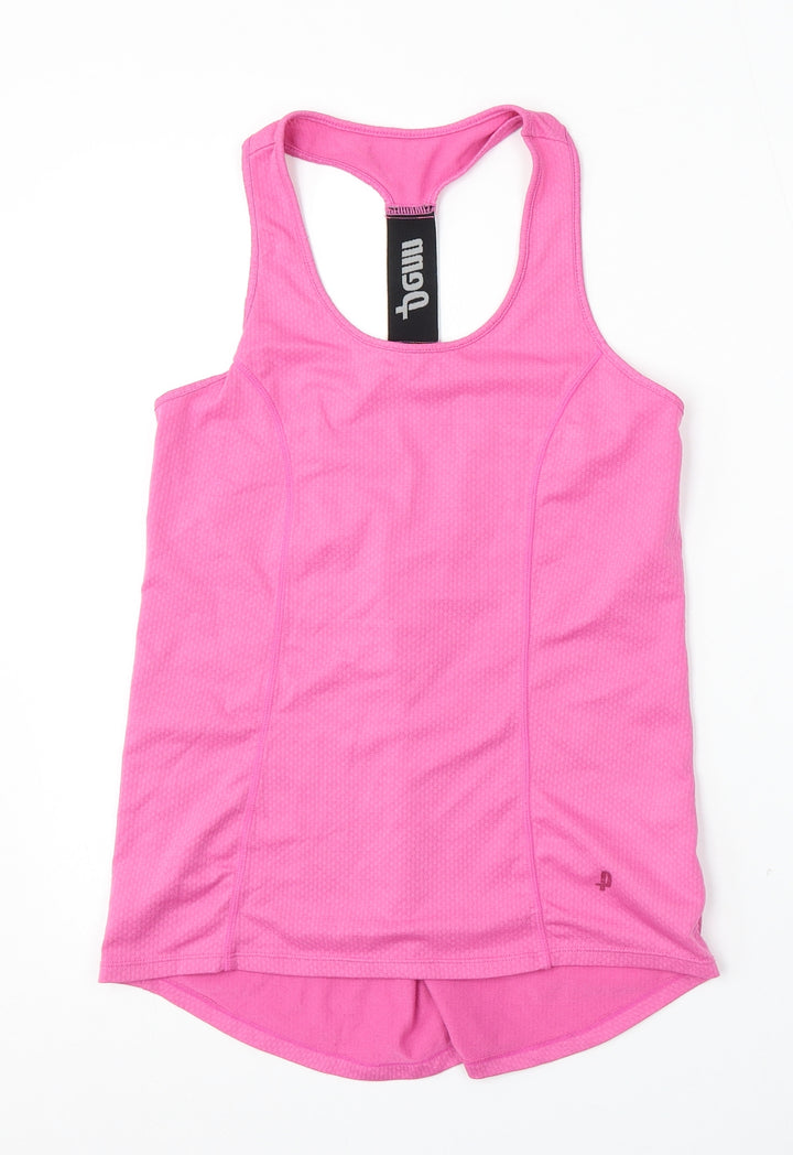 Penn Womens Pink Polyester Basic Tank Size XS Round Neck