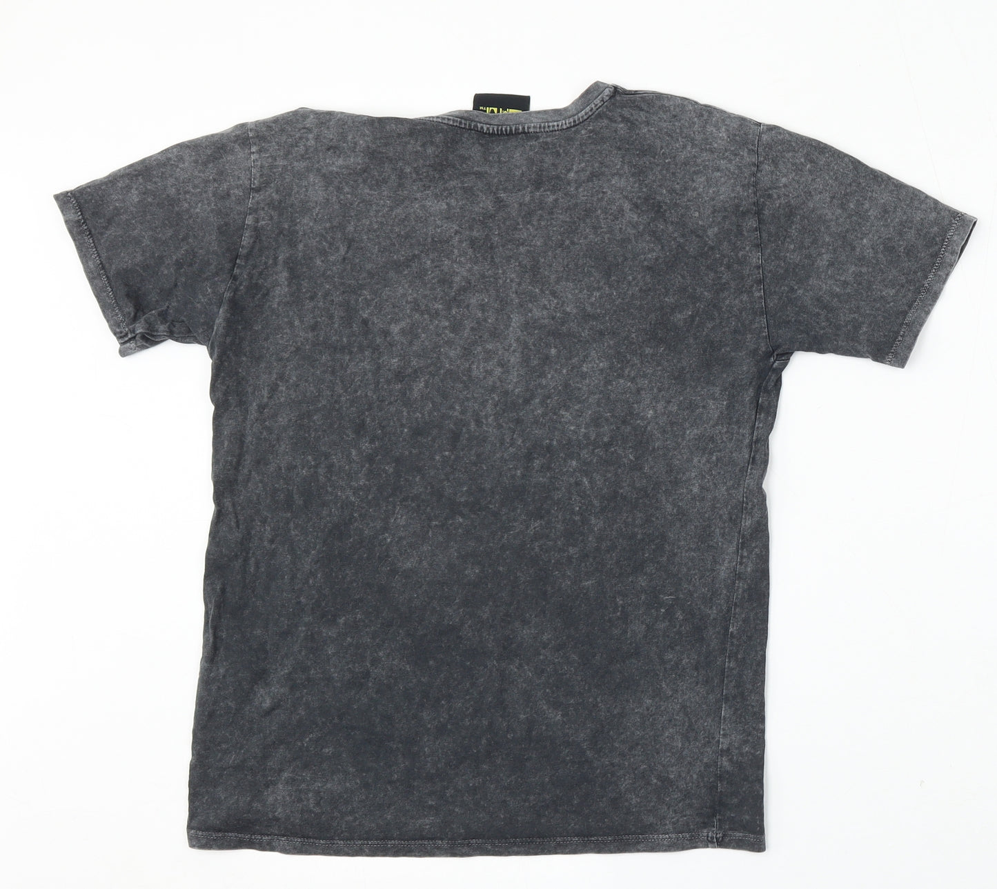 George Boys Grey  Cotton Basic T-Shirt Size 10 Years Round Neck  - MTV