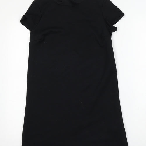 New Look Womens Black  Polyester Shift  Size 8  Round Neck