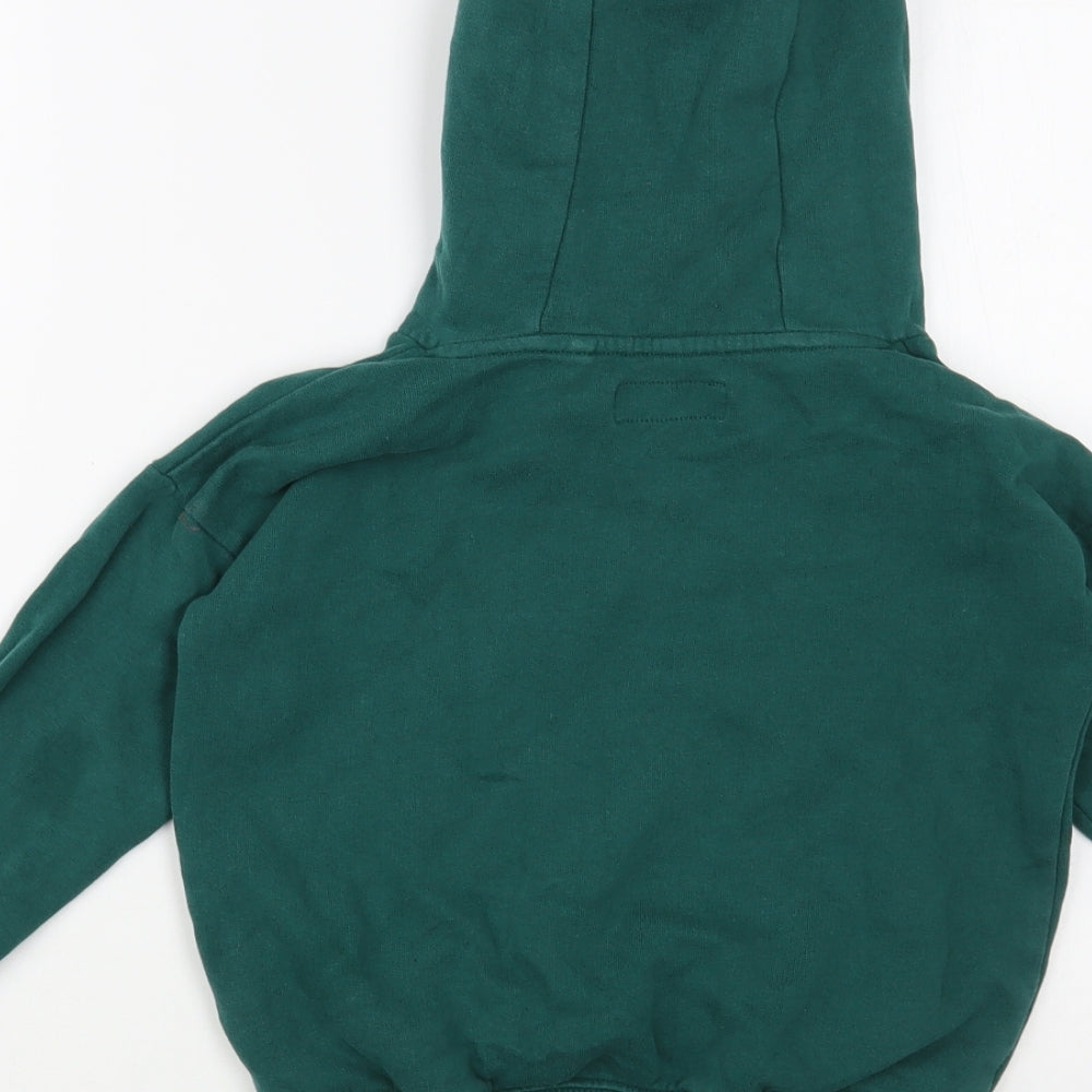 NEXT Boys Green  Cotton Pullover Hoodie Size 4-5 Years  Pullover