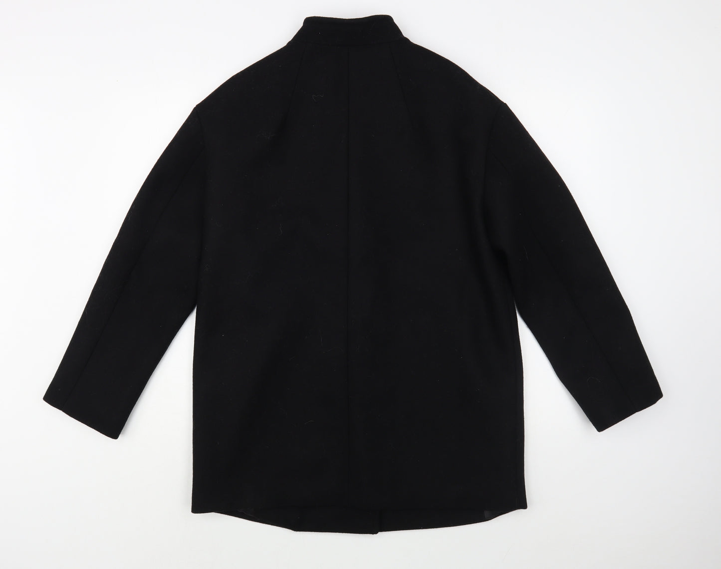 Jasper Conran Womens Black   Pea Coat Coat Size 8  Button