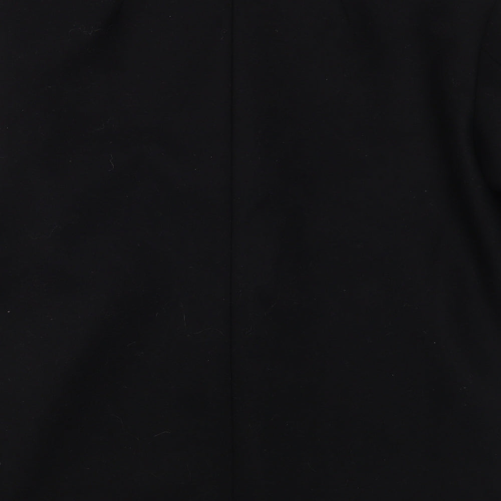 Jasper Conran Womens Black   Pea Coat Coat Size 8  Button
