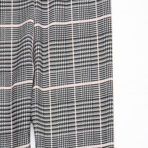 PRETTY LITTLE THING  Womens Grey Plaid Polyester Jegging Leggings Size 4 L32 in