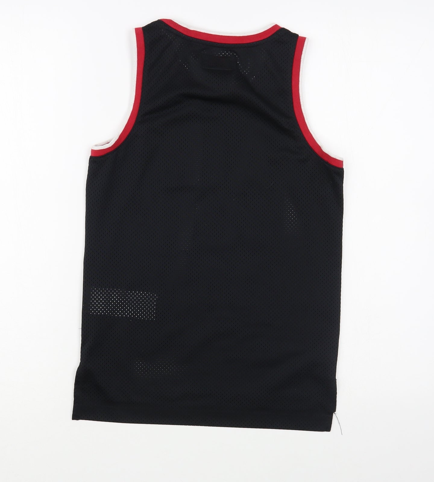 Jordan Boys Black  Polyester Pullover Tank Size 8-9 Years Round Neck Pullover