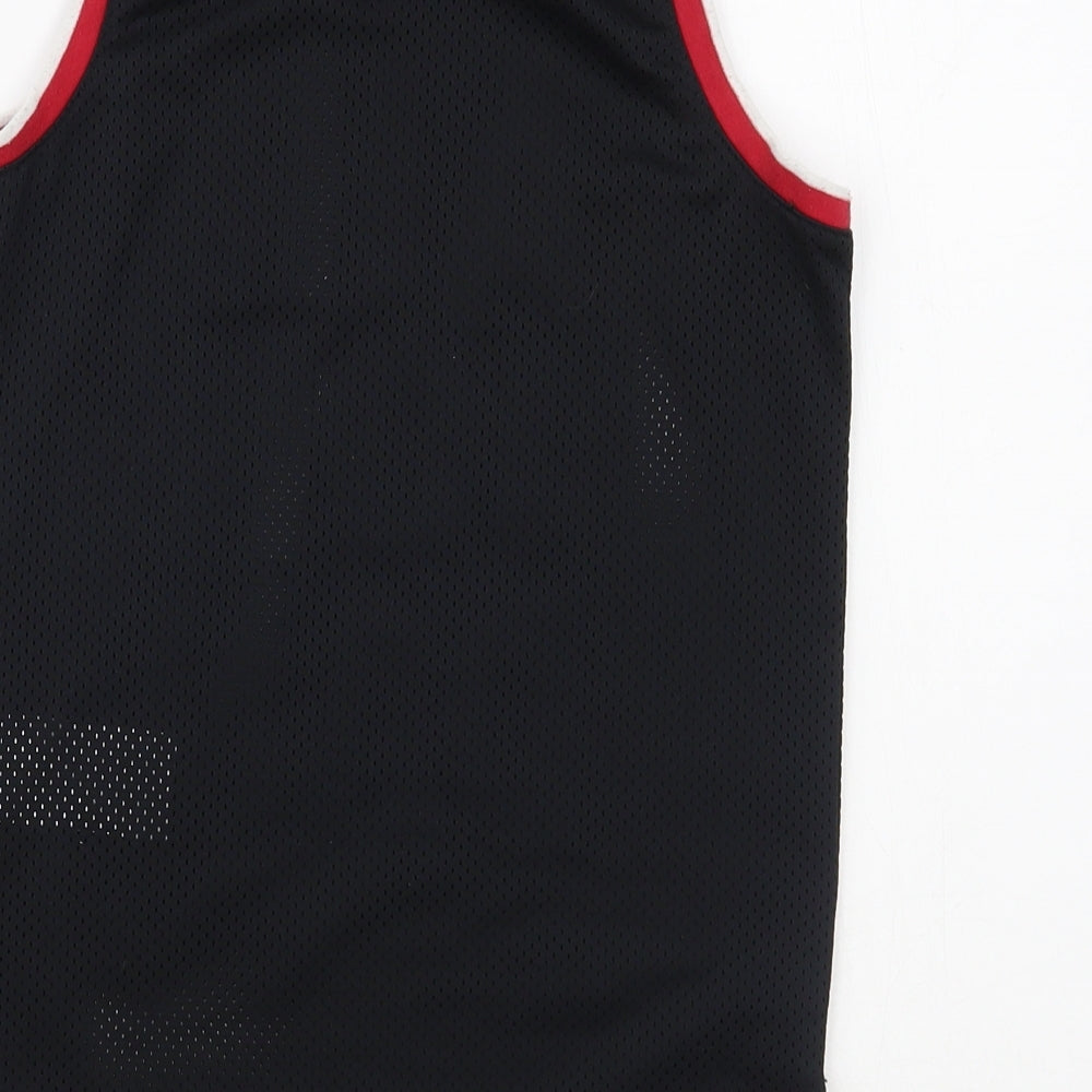 Jordan Boys Black  Polyester Pullover Tank Size 8-9 Years Round Neck Pullover