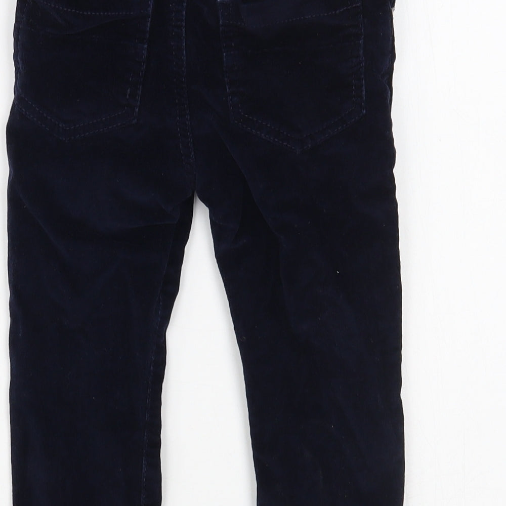 Dunnes Stores Baby Blue  Cotton Jogger Trousers Size 12-18 Months  Snap
