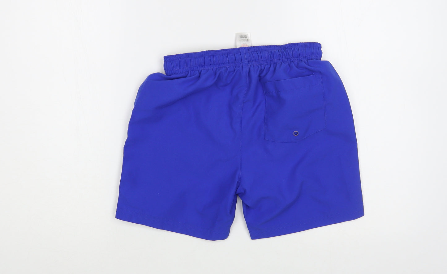 F&F Boys Blue  Polyester Bermuda Shorts Size 8-9 Years  Regular Drawstring