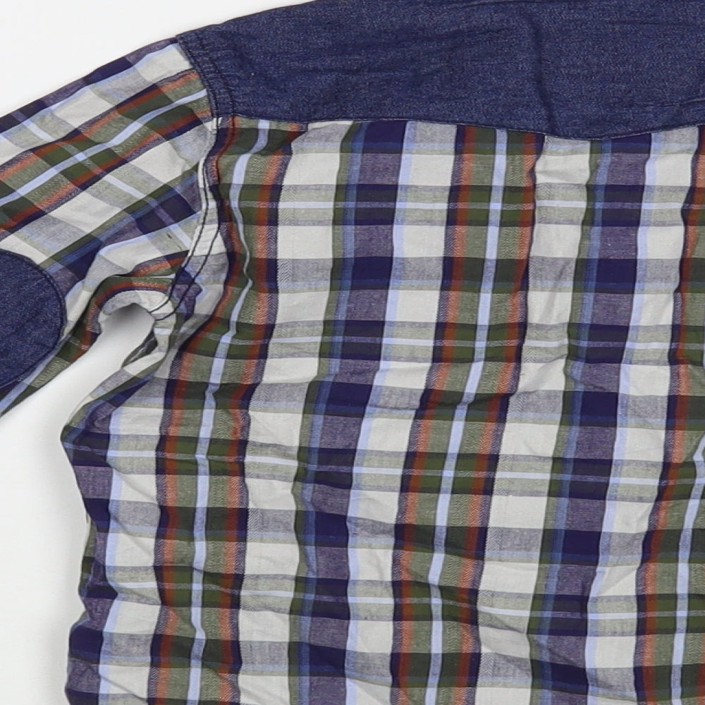 Losan Boys Multicoloured Plaid Cotton Basic Button-Up Size 3 Years Collared Button