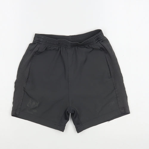 Kukri Boys Grey  Polyester Sweat Shorts Size 7-8 Years  Regular