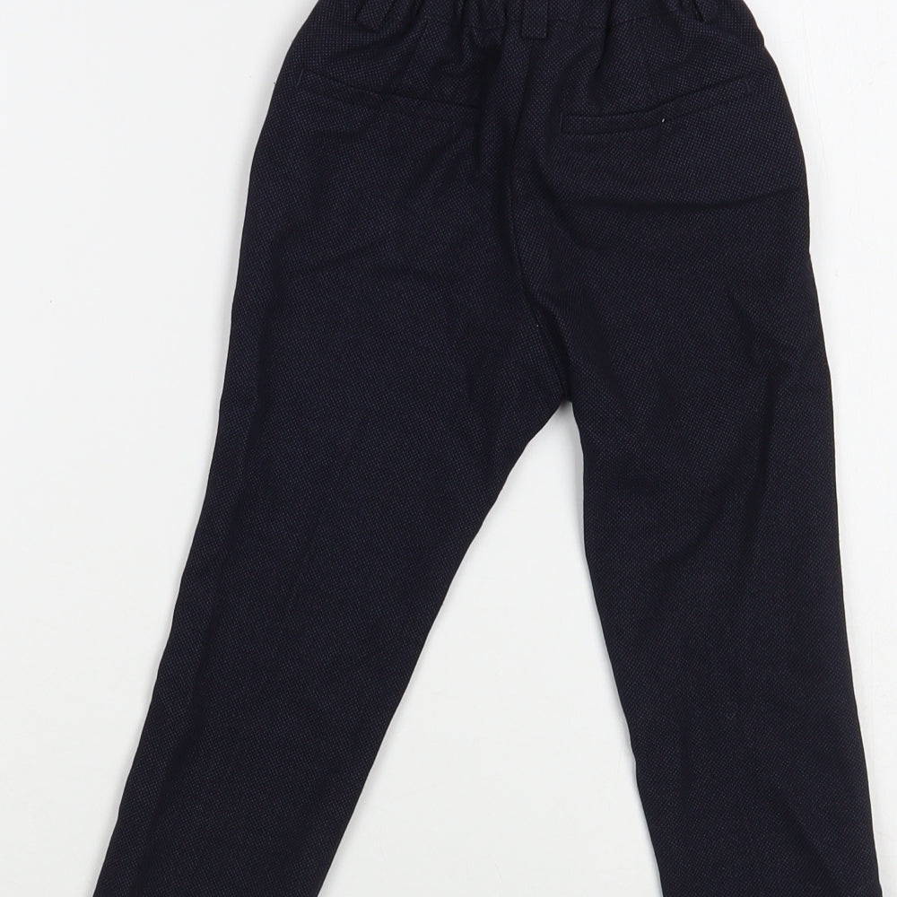 NEXT Boys Blue  Polyester Dress Pants Trousers Size 2-3 Years  Regular Button