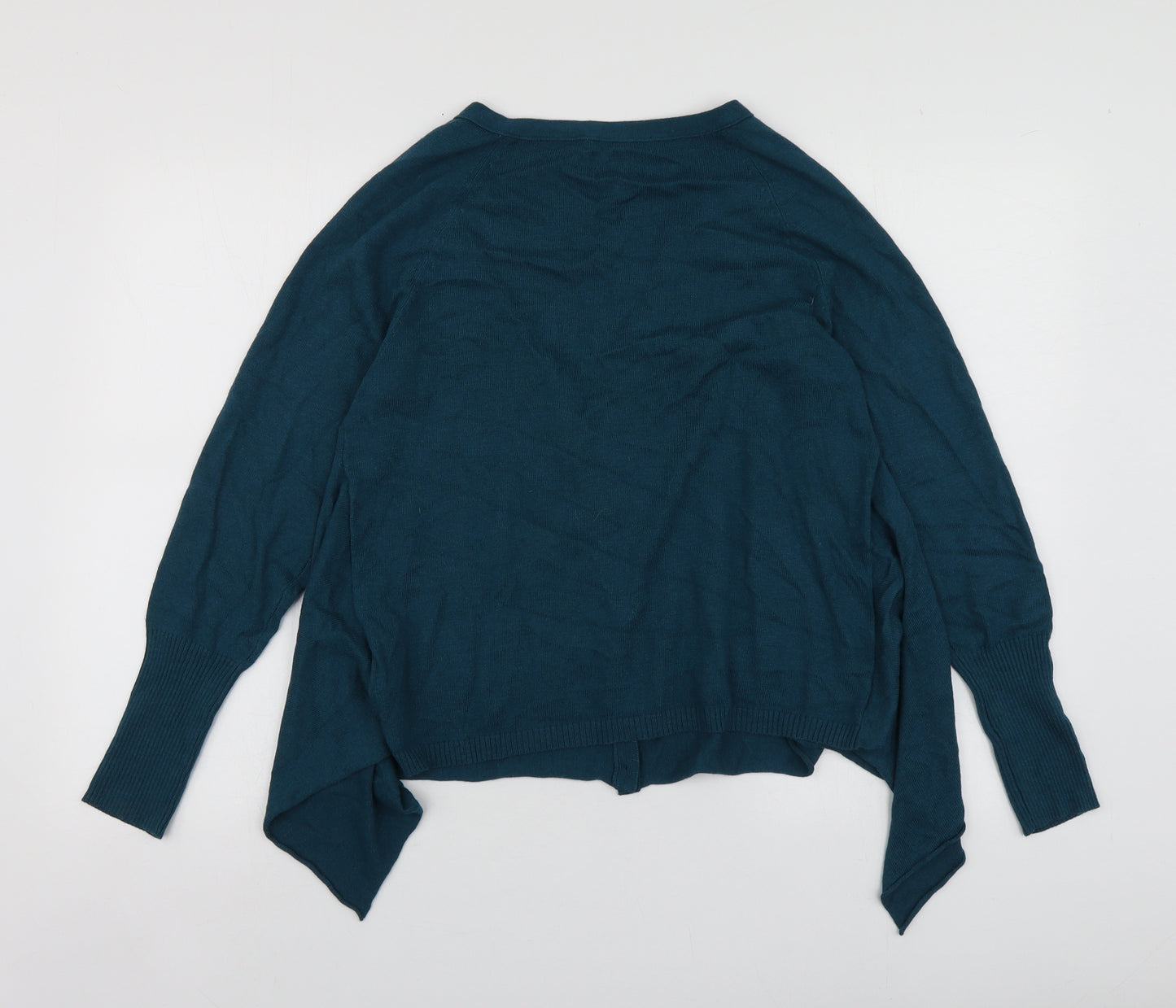 George Womens Green V-Neck  Viscose Cardigan Jumper Size 10