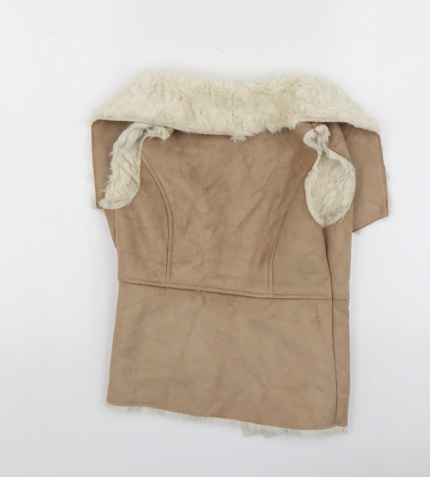 F&F Girls Beige   Gilet Jacket Size 7-8 Years