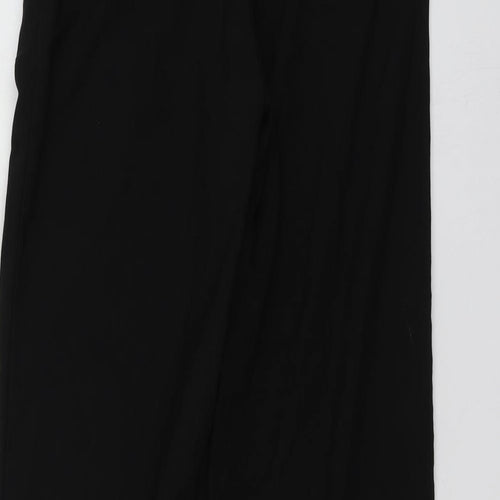 NEXT Womens Black  Polyester Trousers  Size 8 L29 in Regular