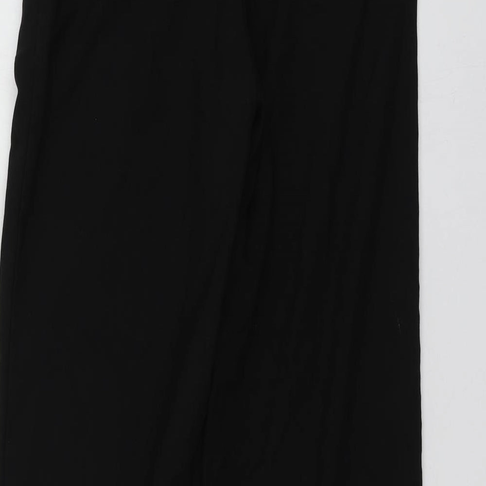 NEXT Womens Black  Polyester Trousers  Size 8 L29 in Regular