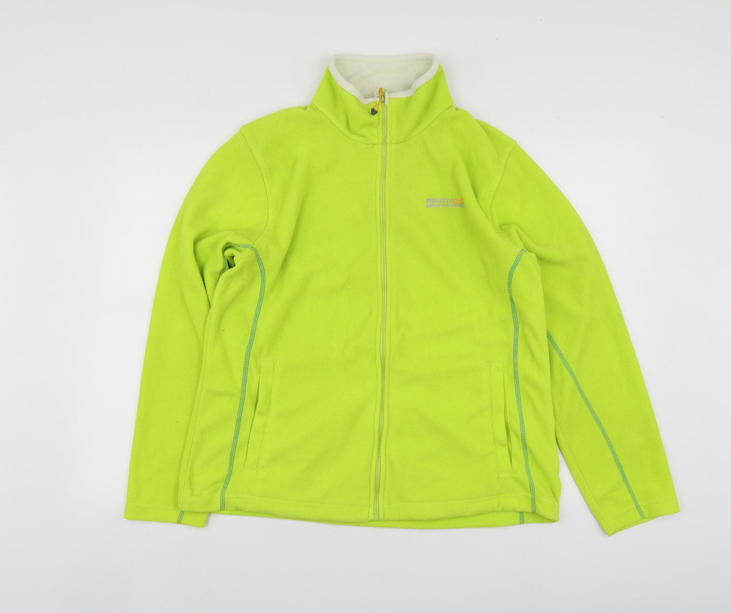Regatta Womens Green  Polyester Full Zip Hoodie Size 16