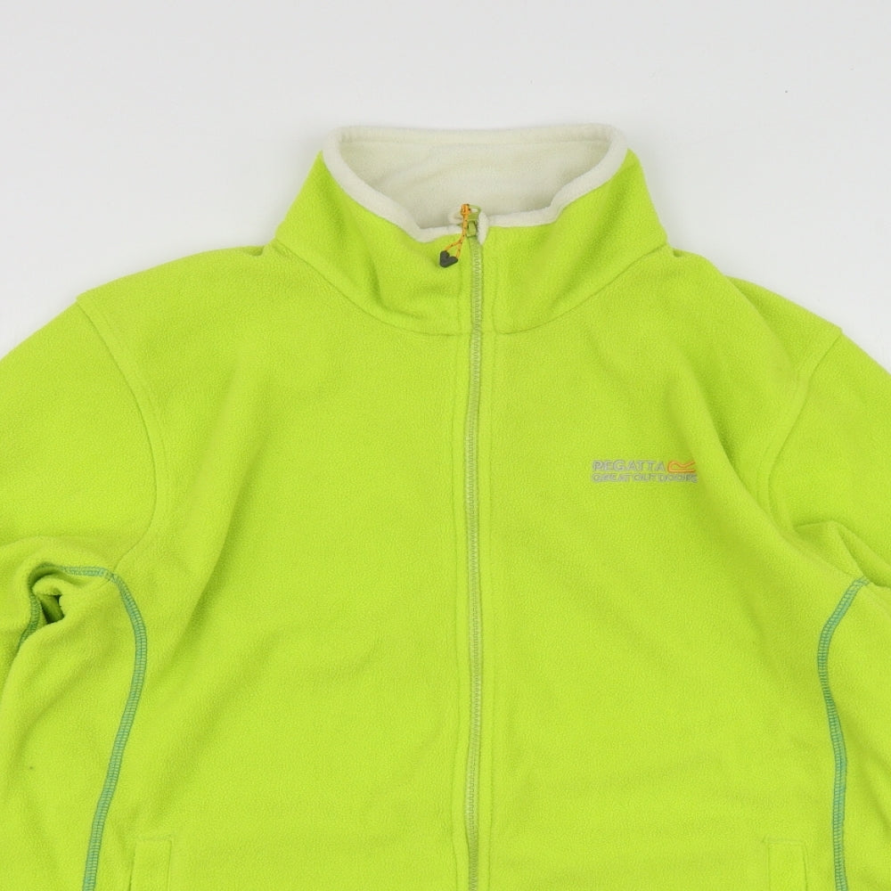 Regatta Womens Green  Polyester Full Zip Hoodie Size 16