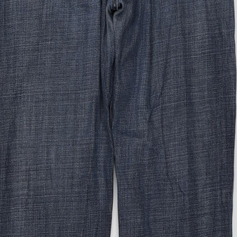 Tommy Hilfiger Mens Blue  Cotton Straight Jeans Size 34 L32 in Regular