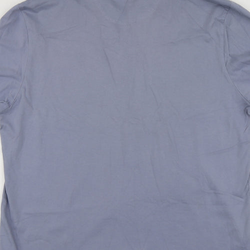 M7S Mens Purple  Cotton  Polo Size XL Collared