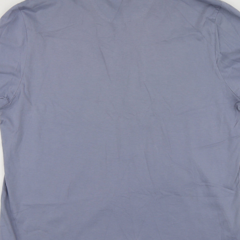 M7S Mens Purple  Cotton  Polo Size XL Collared