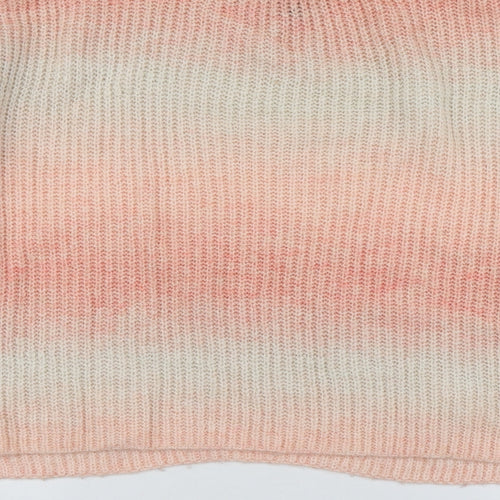 New Look Womens Pink Round Neck  Acrylic Pullover Jumper Size S