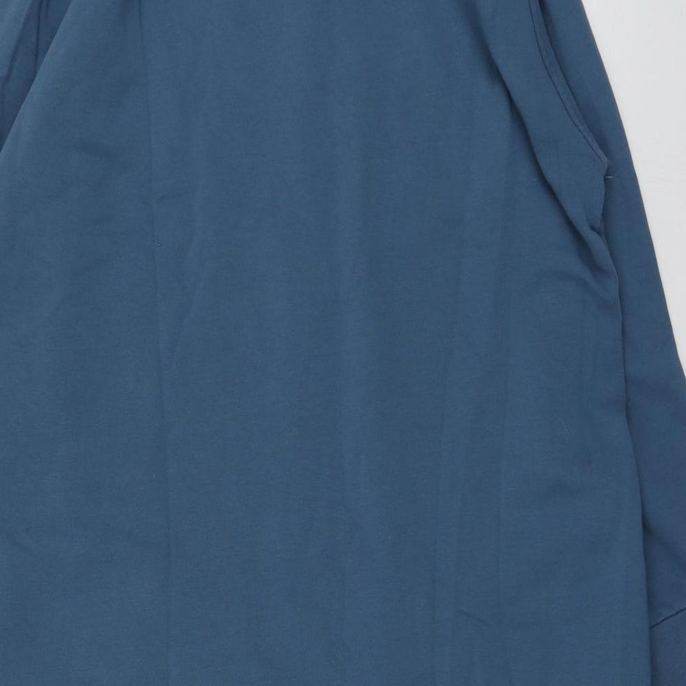 Carolyn Donnelly Womens Blue  Cotton A-Line  Size M  Roll Neck