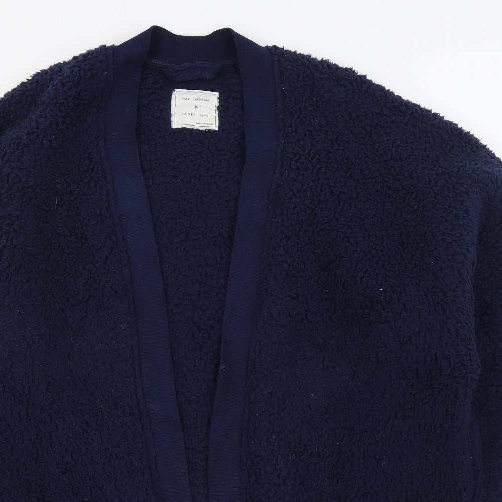 Marks and Spencer Womens Blue  Polyester Kimono Robe Size L