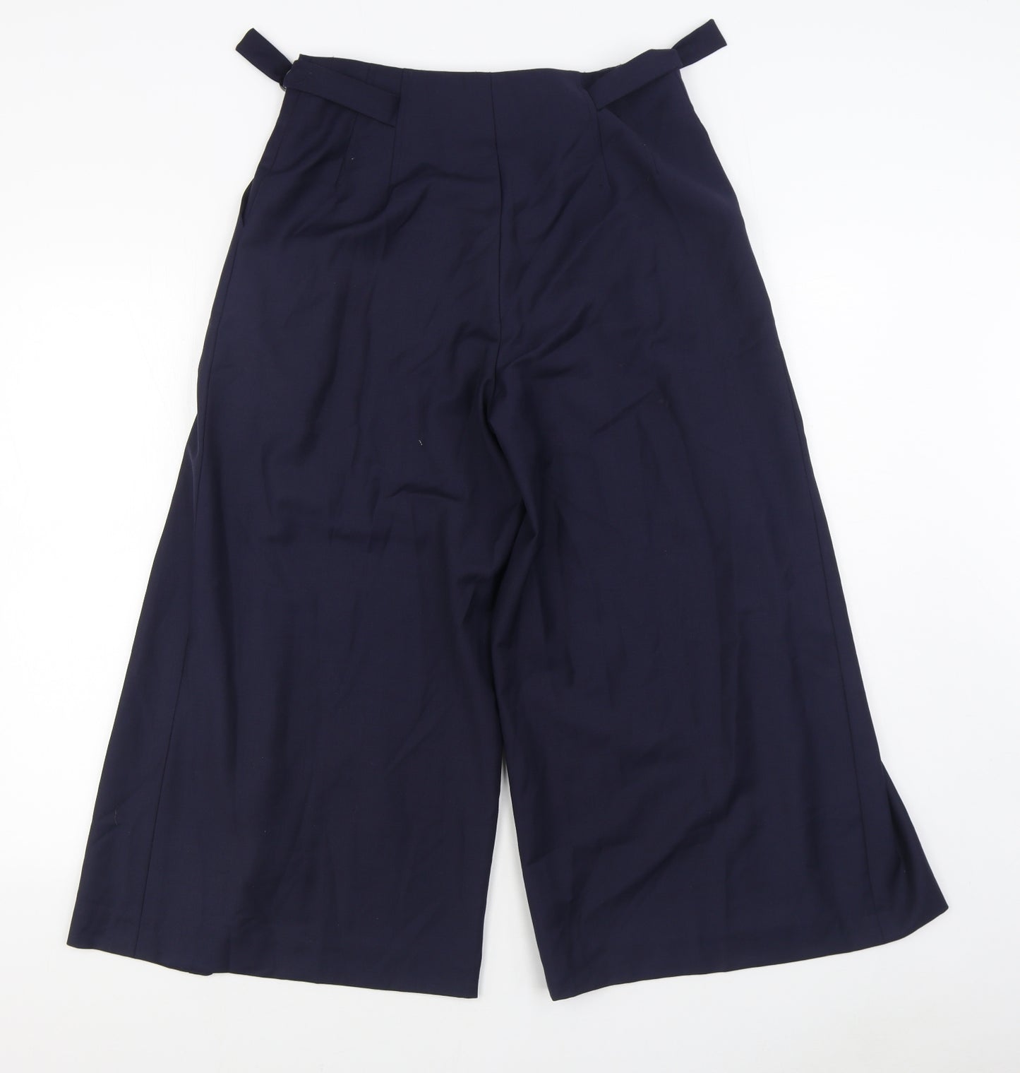 Hobbs Womens Blue  Polyester Trousers  Size 10 L23 in Regular Zip