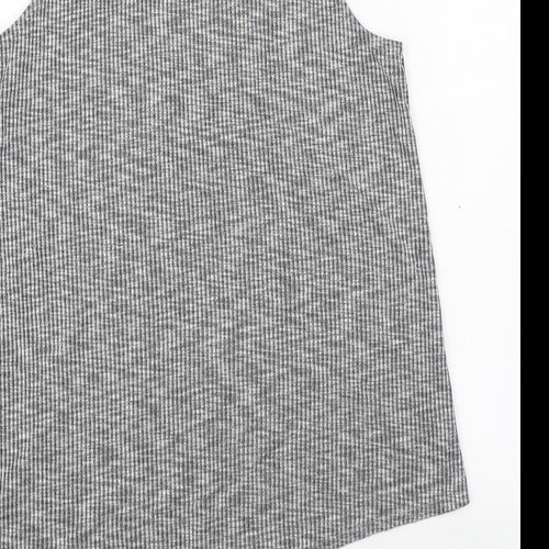 New Look Womens Grey  Viscose Pullover Sweatshirt Size 12  Pullover