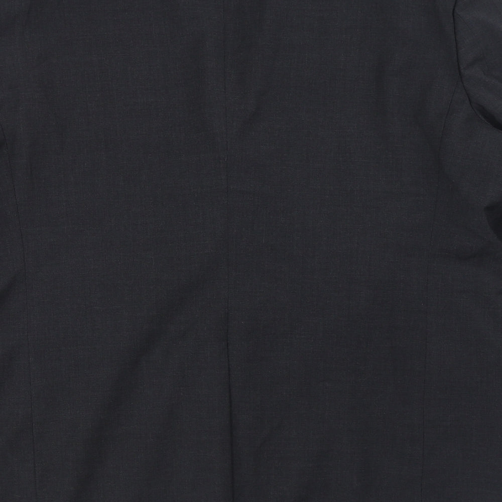 Ben Sherman Mens Grey  Wool Jacket Suit Jacket Size 44