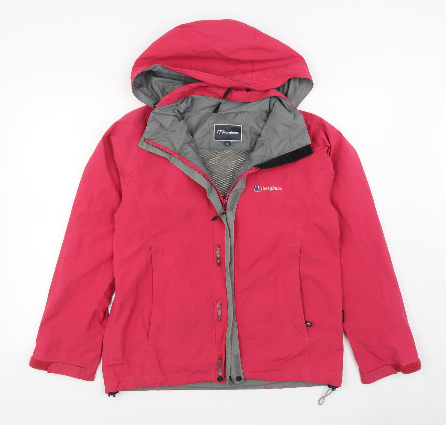 Berghaus Womens Pink   Rain Coat Coat Size 12  Zip